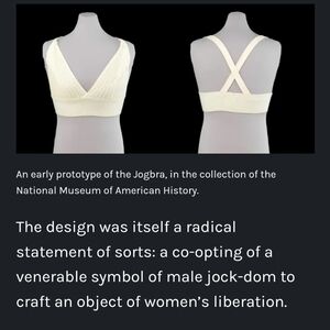 Rare Vintage JOGBRA JB Bra 34 B C or 36 B Medium Chest Jockstrap